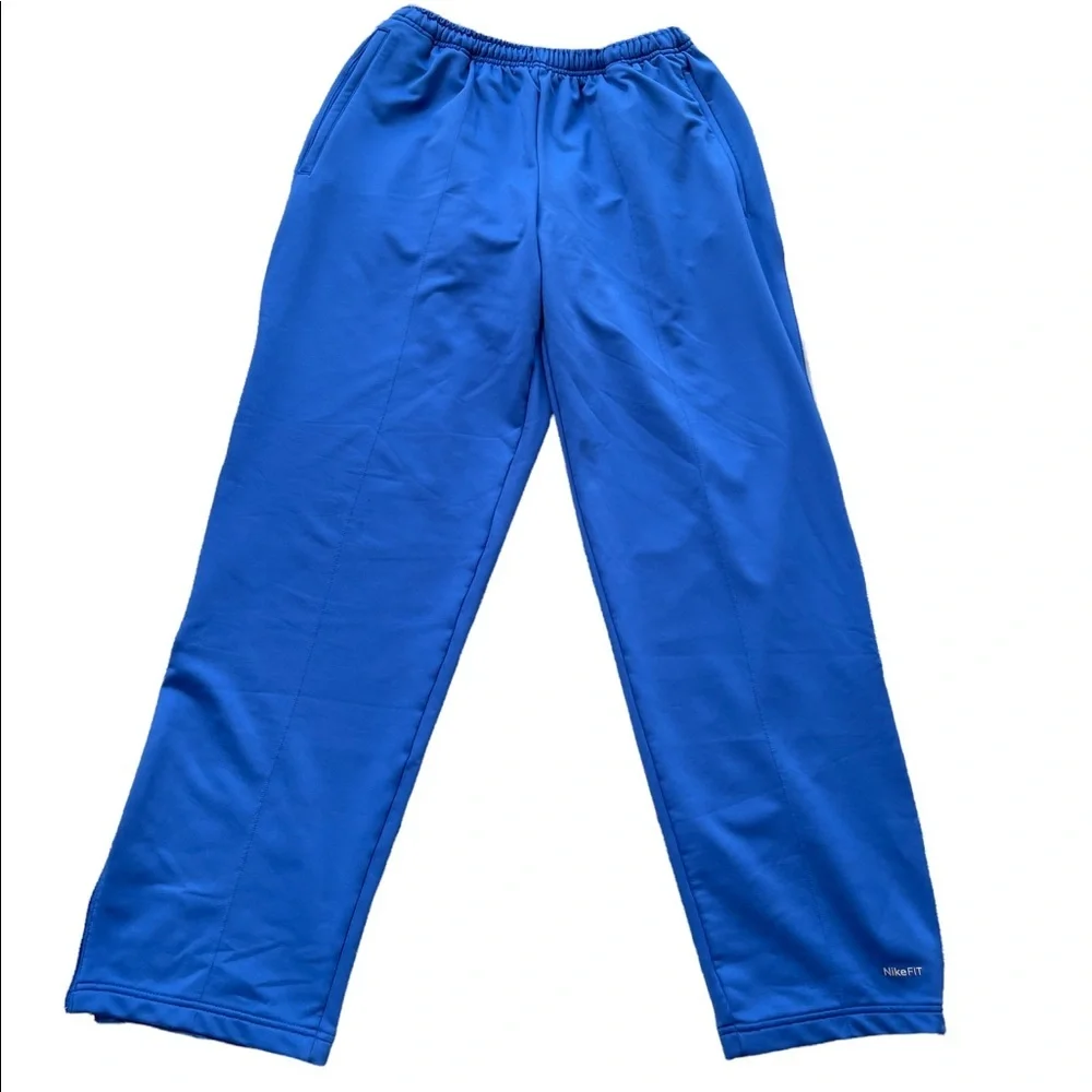 Nike Blue Track Sweatpants Side-zipper Size:‎ L